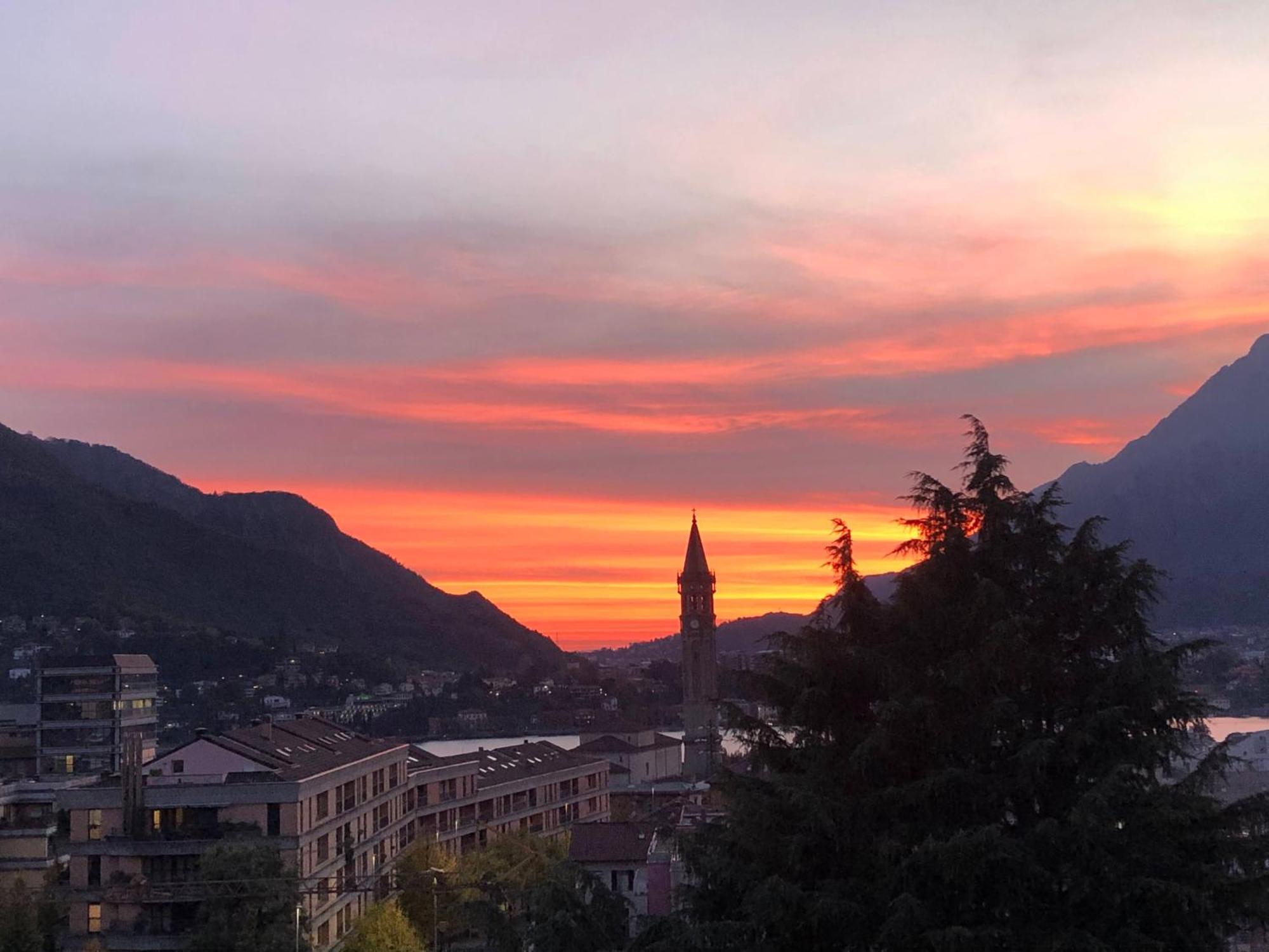 Bright Penthouse Close To Center With Terrace And Lake View Lecco Dış mekan fotoğraf